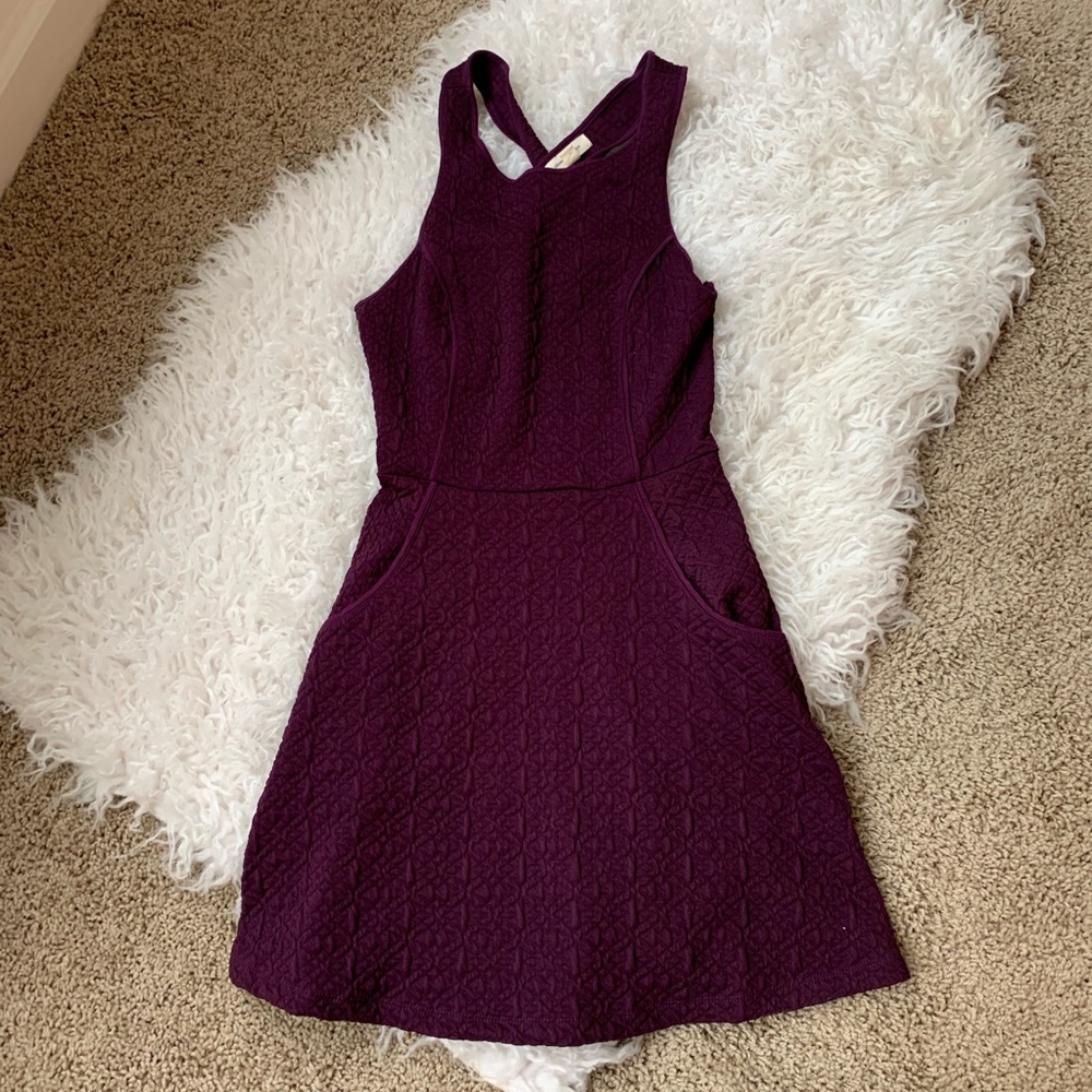 Eggplant Purple Skater Dress Size XS from UO